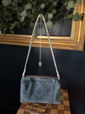 Denim & Flannel Upcycled Crossbody Bag — One of a Kind