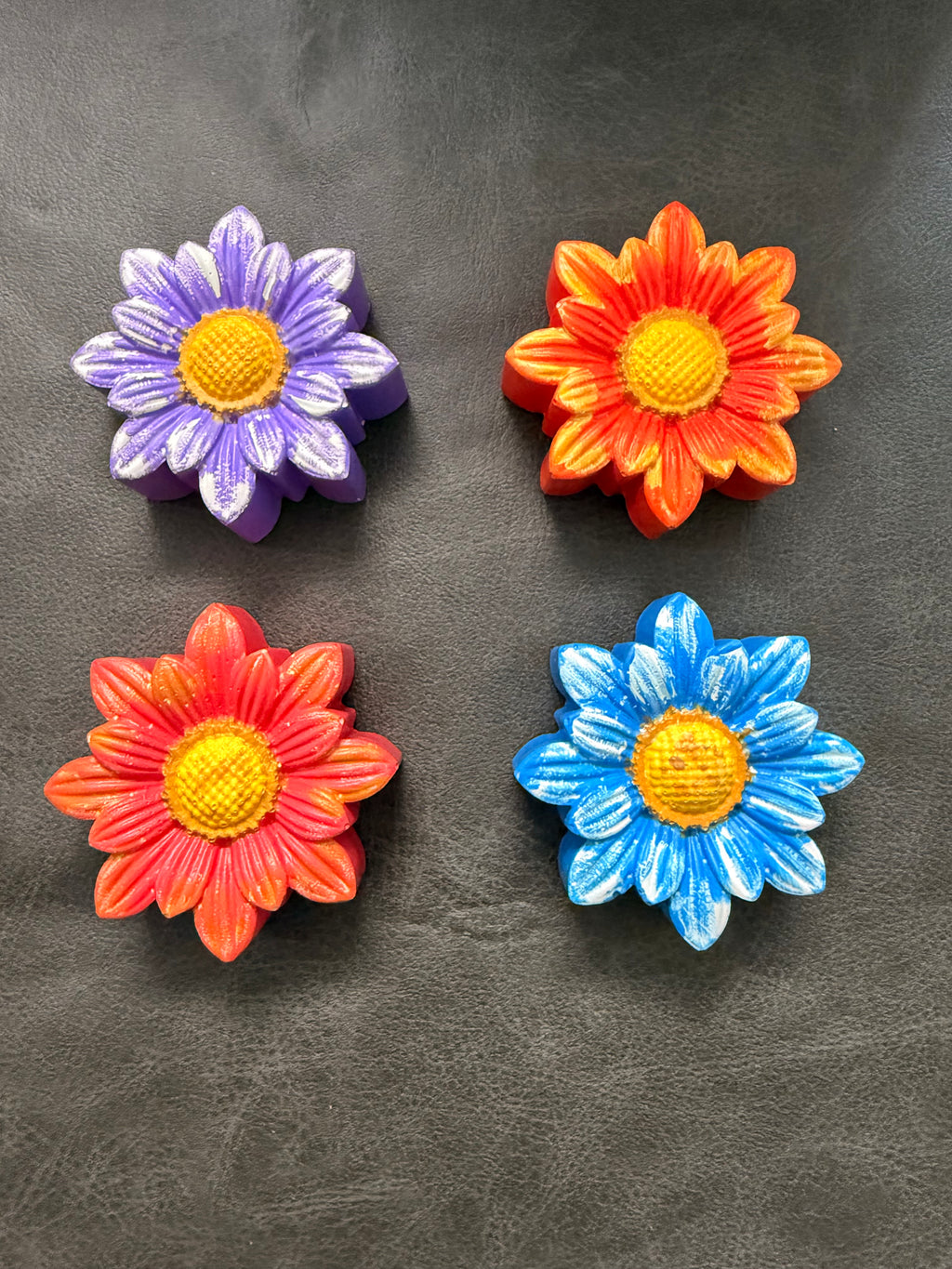 Custom Hand-Painted Fabric Weights – Set of 4