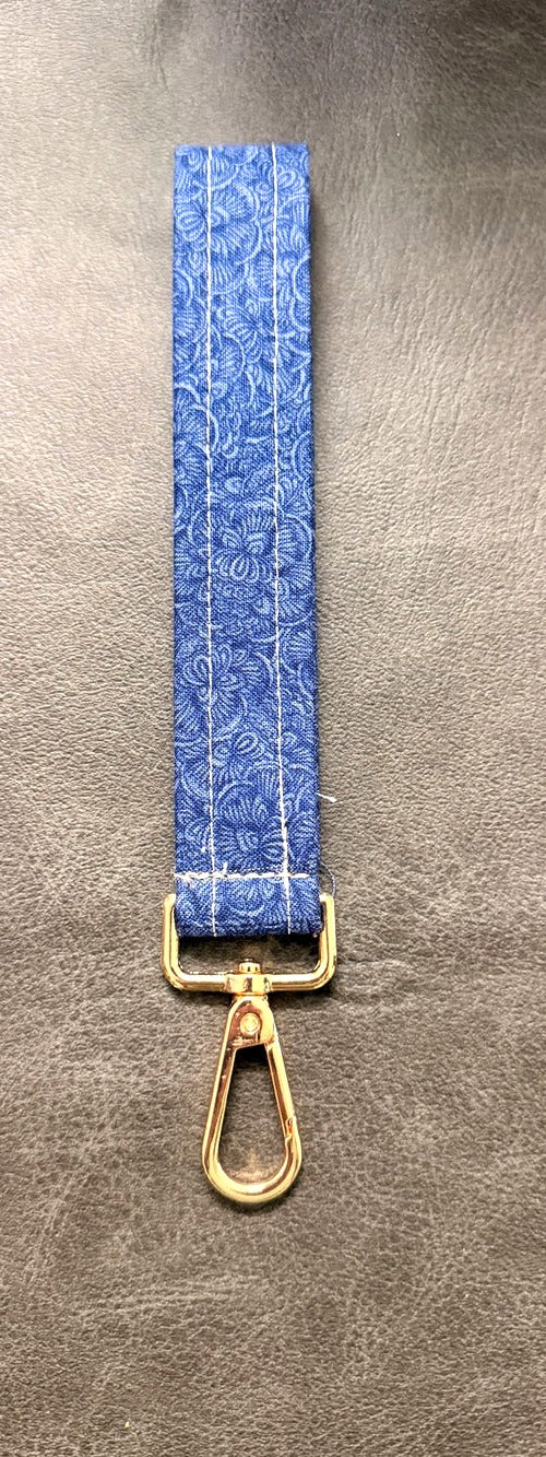 Wristlet — Blue Medallion